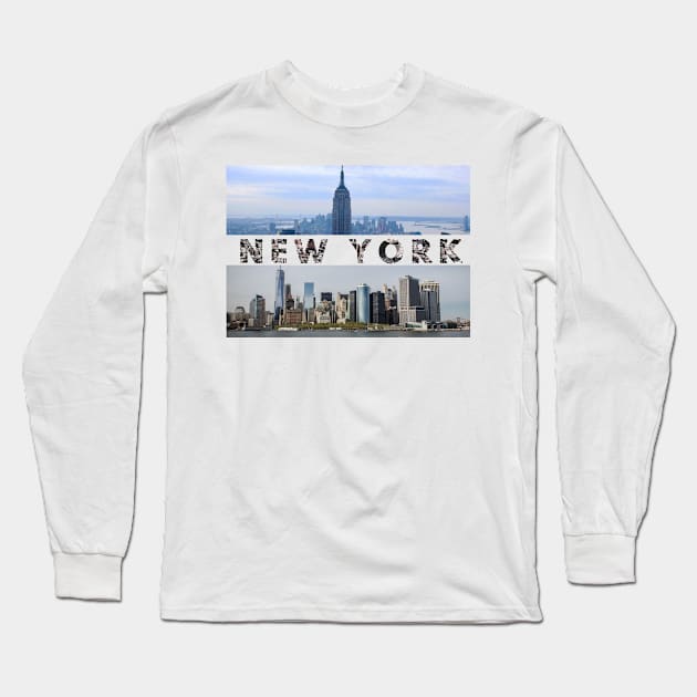 New York New York Long Sleeve T-Shirt by FromBerlinGift